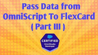 Pass Data from OmniScript to FlexCard using parentdata amp records property  OmniStudio Development [upl. by Osrick273]