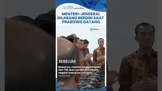 Rapat Kabinet Beda Gaya Menteri hingga Jenderal Tak Berdiri saat PrabowoGibran Memasuki Ruangan [upl. by Rebna]