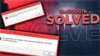 The Best Method How to Fix Error 0xc00007b  Windows 711 x64  x86 [upl. by Fortune811]