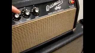 1965 Fender Bassman amp amp Tele Strat guitar [upl. by Nyladnek]