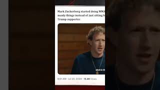 markzuckerberg waking up and speaking his heart out about Trump nolingerdemocrat [upl. by Gibby953]