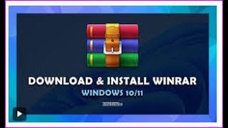 How To Download and install WinRAR on Windowes1011 Tutorial windows update education [upl. by Tuchman53]