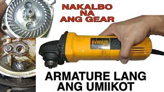 Angle Grinder Repair Armature Lang ang Umiikot [upl. by Buckden]