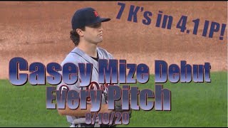 Casey Mize Major League Debut  Every Pitch vs the White Sox 81920 [upl. by Philips]