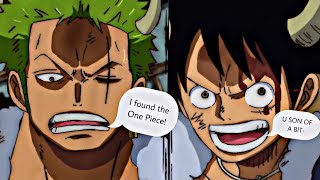 When Luffy hears that Zoro finds the One Piece  One Piece Skit [upl. by Aciret69]