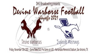 Warhorse Football BiDistrict Playoff vs the Ingleside Mustangs [upl. by Kennan]