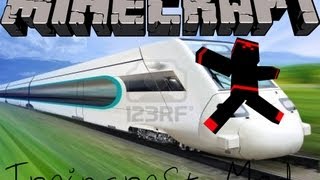 Minecraft Mod Review Traincraft [upl. by Ahsiekal]