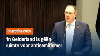 Joodse Gelderlanders voelen zich onveilig  Gerrit Averesch  Begroting 2025 [upl. by Cchaddie923]