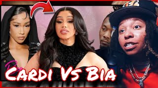 Nobody Wanna Bia🔥LoftyLiyah Reacts To Cardi B has BIA shook amp scared [upl. by Kieran]