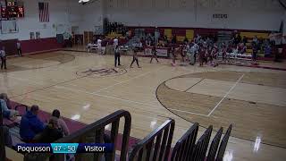 Poquoson Boys Basketball v Nandua [upl. by Rowan]