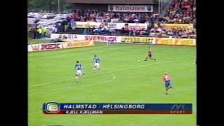 Halmstads BK  Helsingborgs IF Allsvenskan 1998 [upl. by Obie]