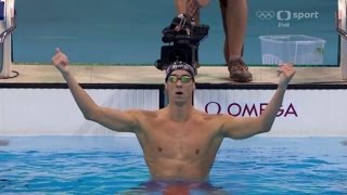 Rio 2016 Michael Phelps Wins His 21st Olympic Gold Medal [upl. by Wetzell]