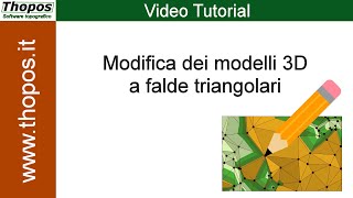 Modifica del modelli 3D a falde triangolari [upl. by Nwavahs]