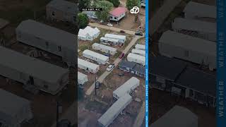 WATCH Drone flies over North Carolina town and showcases hurricane Helene aftermath [upl. by Denn629]