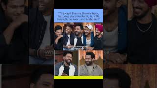 quotThe Kapil Sharma Show Returns ft Rohit Sharma Jr NTR Suriya and Morequot [upl. by Ralina827]