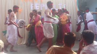 IDPL HIGH SCHOOL l dappu dance by 8th class [upl. by Ellwood587]