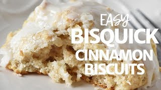 Easy Bisquick Cinnamon Biscuits [upl. by Magdalena]