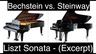 Bechstein vs Steinway Liszt Sonata Excerpt  Which Piano Do You Prefer [upl. by Rombert]