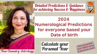 Numerology Predictions for 2024 based on your date of birth Personal Year [upl. by Adnarim]