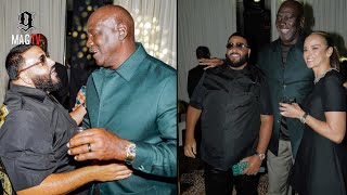 DJ Khaled Wont Let Go Of Michael Jordan Again While Attending His Jumpman Event 👟 [upl. by Trixie]