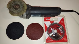 কাঠ কাটা বিলেডHow To Safely Use An Angle Grinder Bosch GWS 600 Angle Grinder Safety Tips [upl. by Ecienahs]