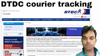 DTDC courier tracking [upl. by Byram]