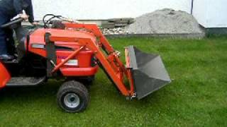 Rasentraktor Eigenbau Hydraulik Frontlader Homemade Lawn Mower Front End Loader [upl. by Ylrae]