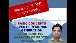 Basics of NMR Spectroscopy  Events in signal generation  NMR spectroscopy [upl. by Eaj]