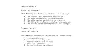 Cambridge 19 listening test 2 section 2 [upl. by Iggem630]