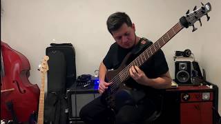 Tim Henson  Jared Dines Shred Collab cover on bass [upl. by Inafetse]