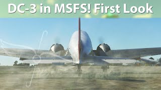 MSFS 40th Anniversary Update  DC3 on VATSIM [upl. by Vilberg]