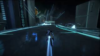 TRON Evolution PS3  Lightcycle Escape Scene [upl. by Dranel]