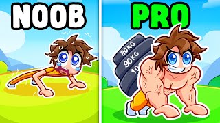 I Went NOOB to PRO in Roblox Push Ups Simulator… [upl. by Morita257]