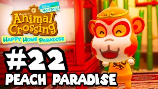 Animal Crossing Happy Home Paradise  Part 22  Peach Paradise [upl. by Errecart]