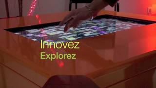 Table Basse Tactile Interactive MultiTouch ACT32B6 par Actecom [upl. by Aylmar]