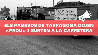 🚜 Uns 200 tractors encapçalen les protestes dels pagesos a Tarragona [upl. by Ahsie]