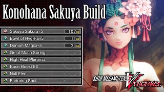 Konohana Sakuya Build Guide The BEST New Demon  SMT V Vengeance [upl. by Joelly]