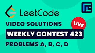 Leetcode Weekly Contest 423  Video Solutions  A to D  by Gaurish Baliga  TLE Eliminators [upl. by Yssak522]