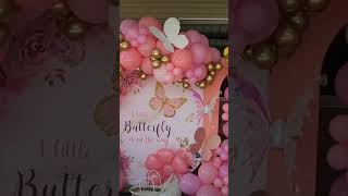 decoracion de baby shower Tema butterfly [upl. by Elorak]