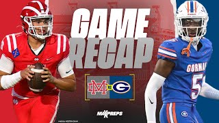 1 Mater Dei vs 2 Bishop Gorman 🍿 Full Game Highlights 🏈 [upl. by Nnahteb589]