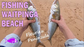 Fishing Australian Salmon Waitpinga Beach fishing Fleurieu Peninsula [upl. by Einneb]