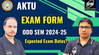 AKTU Exam Form I 202425 Odd Semesters [upl. by Ngo]