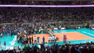 UAAP 76 Womens Volleyball Awarding [upl. by Nnalyrehs]