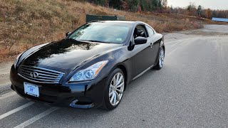 2009 INFINITI G37S 6Speed Manual POV Test DriveReview [upl. by Kcirdes]