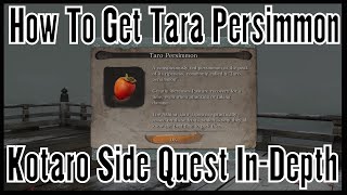 Sekiro Shadows Die Twice How to Get Tara Persimmon amp How to Complete Kotaro Side Quest [upl. by Bray157]