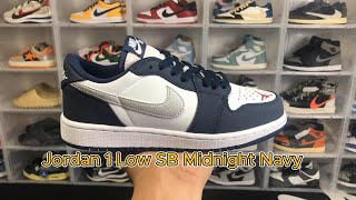 Air Jordan 1 Low SB Midnight Navy AJ1 From Fupkick [upl. by Ardnosak]