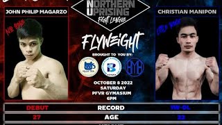 Christian Manipon Vs John Philip Magarzo  NUFL 1 [upl. by Bow]