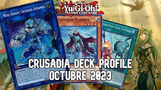 Crusadia Deck Profile  Octubre 2023  ¡Así se Juega [upl. by Johnny59]