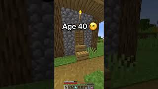 Minecraft bases at different ages 😆 minecraft gamergalaxy gamerfleet shortsfeed viralshorts [upl. by Richart]