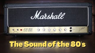 1987 Marshall JCM800 2204 CRANKED  The Sound of 80s Rock amp Metal [upl. by Eirrod]